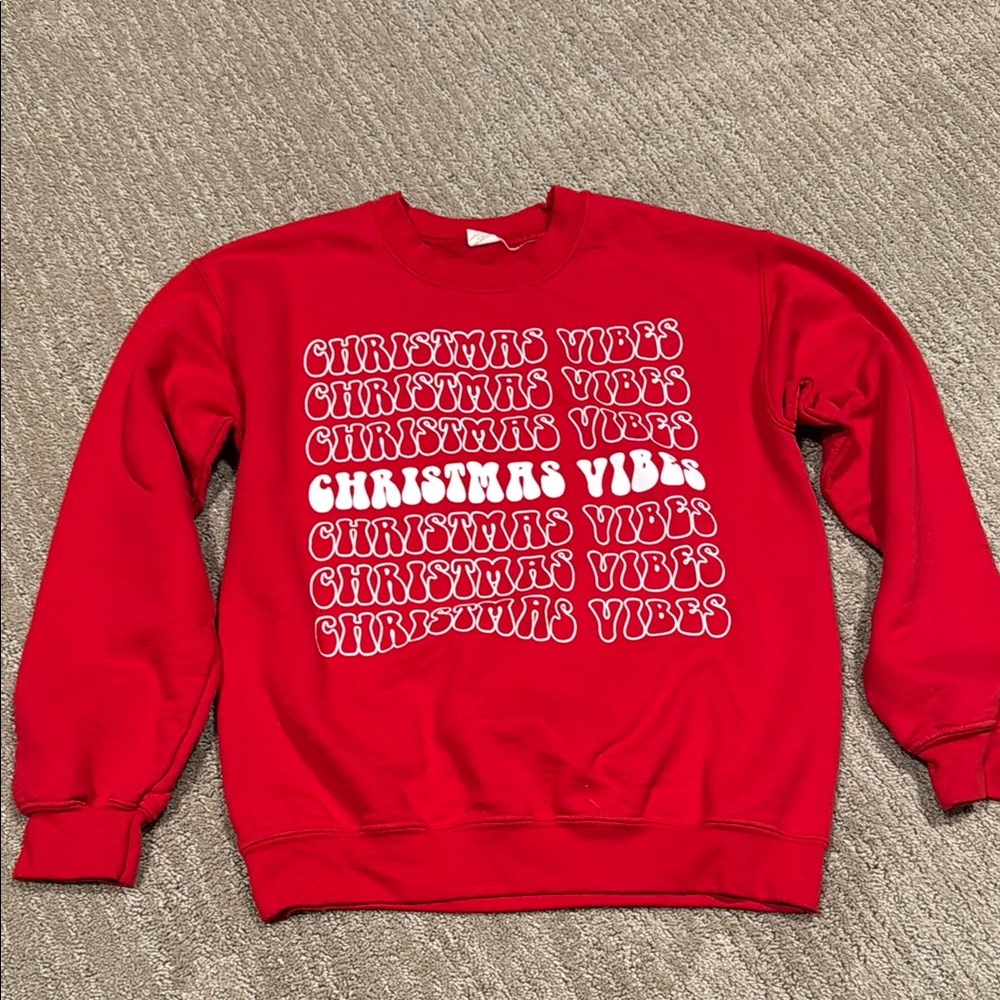 Red Christmas Vibes Sweater